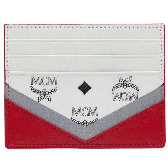 MCM monogrammed Card Holder with BOX And dusty.  Giftable - Picture 2 of 7